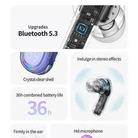 Ultrapods Max Wireless Earphones Bluetooth 5.3 Headphones Sport Gaming Headsets Noise Reduction Earbuds Bass Touch