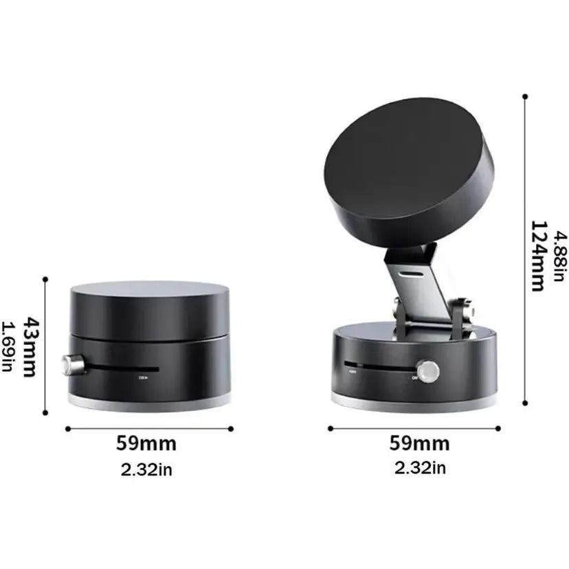 Foldable Vacuum Magnetic Car Phone Holder
