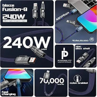 240W 4-in-1 Super Fast Charging Cable
